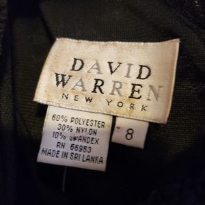 David Warren cocktail dress